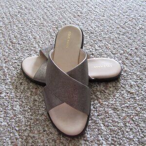 Cole Haan Grand OS Women’s Metallic Slide Sandals Size 6B
